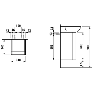 Laufen Ino 425352