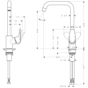 Hansgrohe Ecos L 14816000