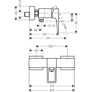 Hansgrohe Metropol 74560000