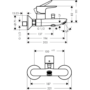 Hansgrohe Talis E 71740000