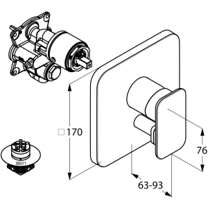 Kludi E2 496500575