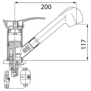 Mezclador Ferro Loretta BLA8