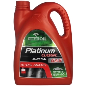 Aceite de motor Orlen Platinum Classic GAS 15W-40 4.5L