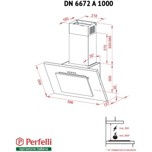 Perfelli DN 6672 A 1000 BL/I LED