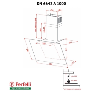 Perfelli DN 6642 A 1000 W LED