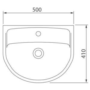 Lavabo Colombo Status 50 S23215000