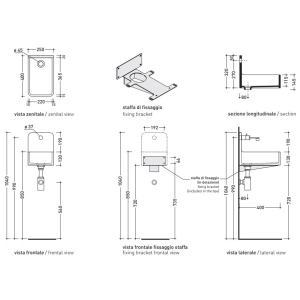 Lavabo Flaminia Miniwash 25