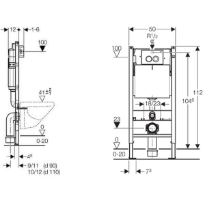 Geberit Duofix 458.168.21.1 WC