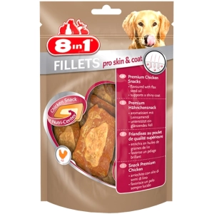 Comida para perros 8en1 Fillets Pro Skin/Coat 0,08 kg