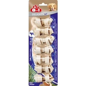 Comida para perros 8en1 Delights Beef Bone XS 7