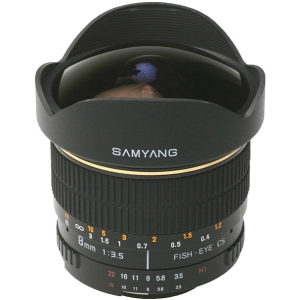 Lente Samyang 8 mm f/3,5 IF Aspherical MC Fish-eye