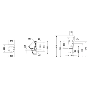 Urinario Duravit DuraStyle 280431