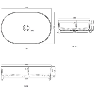 Lavabo Cielo Shui Comfort SHCOLAO60