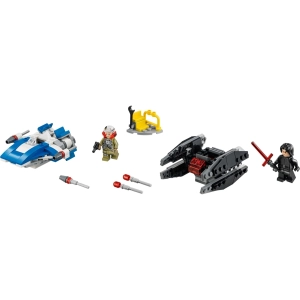 Constructor Lego A-Wing vs. TIE Silencer Microfighters 75196