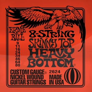 Cadenas Ernie Ball Slinky Nickel Wound 8-String 9-80