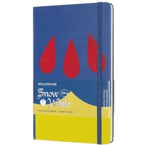 Bloc de notas Moleskine Snow White Ruled Notebook Blue