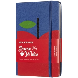 Bloc de notas Moleskine Snow White Ruled Notebook Pocket Blue