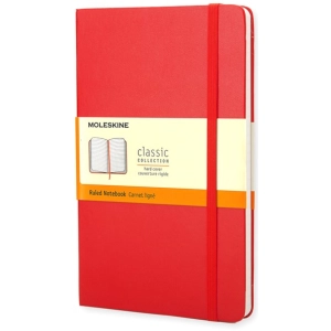 Bloc de notas Moleskine Ruled Notebook Pocket Red