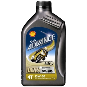 Aceite de motor Shell Advance 4T Ultra 15W-50 1L