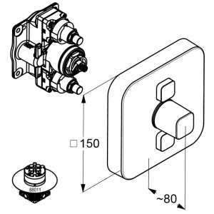 Kludi Push 386110538