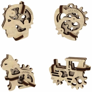 Rompecabezas 3D UGears Fidget Tribiks