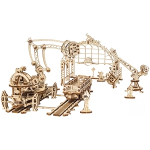 Rompecabezas 3D UGears Rail Mounted Manipulator