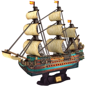 Rompecabezas 3D CubicFun The Spanish Armada San Felipe T4017h