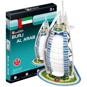 Rompecabezas 3D CubicFun Mini Burj Al Arab S3007h