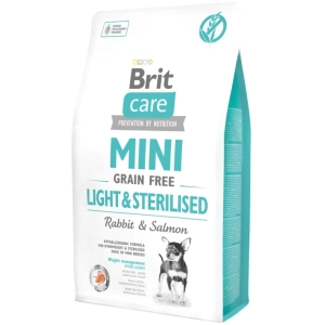 Comida para perros Brit Care Grain-Free Adult Mini Breed Light/Sterilised 2 kg