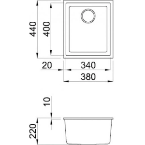 Elleci Quadra 100 Undermount