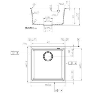 Elleci Quadra 100 Undermount