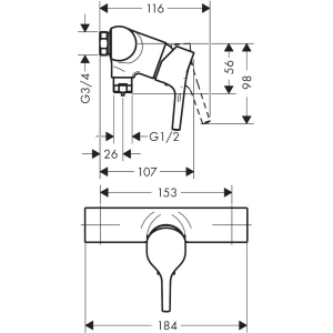 Hansgrohe Talis S 72601000