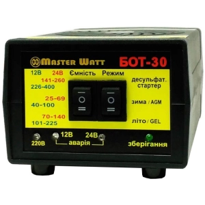 Cargador Master Watt BOT-30