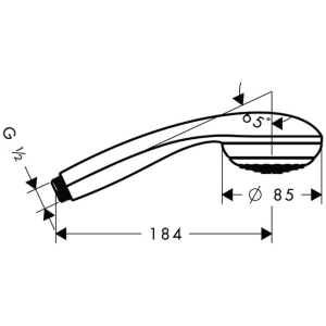 Sistema de ducha Hansgrohe Crometta 85 28561000