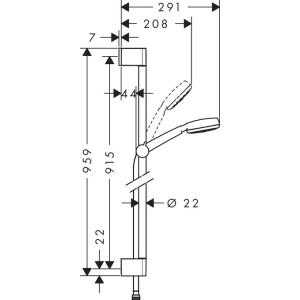 Hansgrohe Crometta 100 26658400