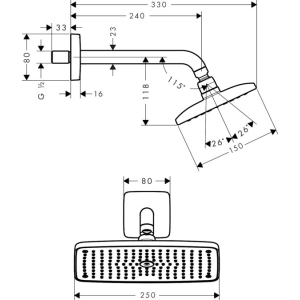 Sistema de ducha Hansgrohe Raindance E 27370000