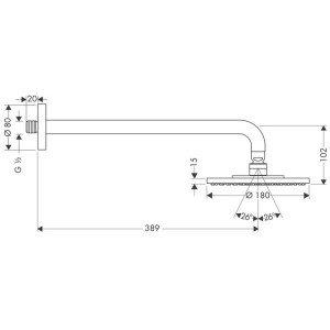 Sistema de ducha Hansgrohe Raindance S 27468000