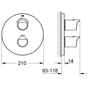 Grohe Grohtherm 2000 19355001