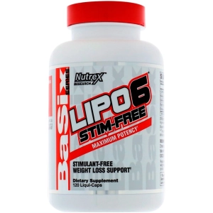 Quemador de grasa Nutrex Lipo-6 Stim Free 120 cap