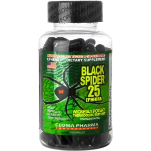 Quemador de grasa Cloma Pharma Black Spider 25 100 cap