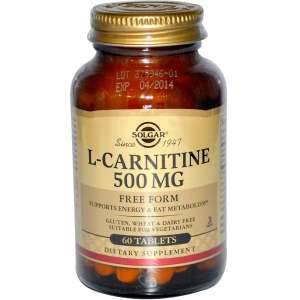 Quemador de grasa SOLGAR L-Carnitine 500 mg 60 tab