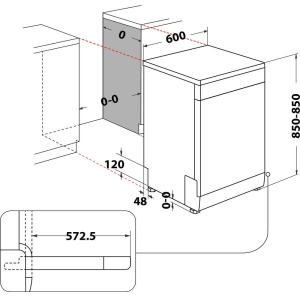 Whirlpool WFO 3C23 6.5 N X