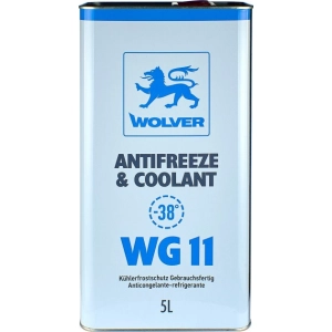 Refrigerante Wolver Antifreeze y Coolant WG11 Ready To Use 5L