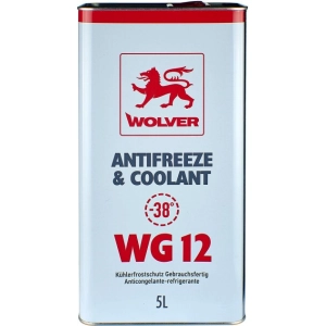 Refrigerante Wolver Antifreeze y Coolant WG12 Ready To Use 5L