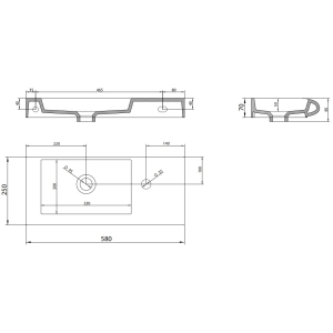 Lavabo AeT Curvet DX L021