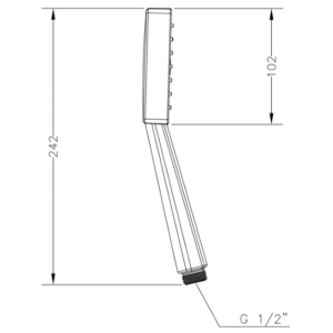 Sistema de ducha Genebre Kenjo DXK1 45