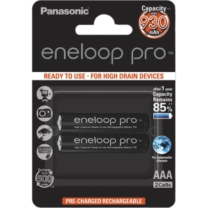 Acumulador / batería Panasonic Eneloop Pro 2xAAA 930 mAh