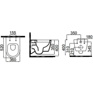 Baño Idevit Alfa 3104-2617