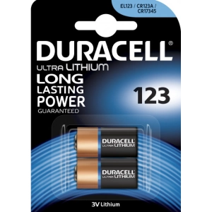 Acumulador / batería Duracell 2xCR123 Ultra M3