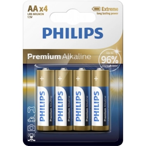 Acumulador / batería Philips Premium Alkaline 4xAA